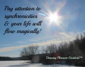 Pay attention to synchronicities & your life will flow magically!